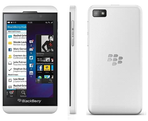 BlackBerry Z10 - 16GB - White ( Factory Unlocked) Smartphone STL100-4 - Walmart.com