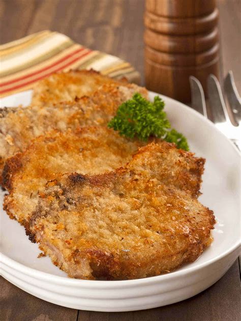 Oven-Fried Parmesan Pork Chops Recipe | MyGourmetConnection