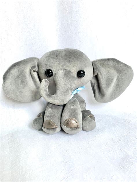 Silky-Soft Peekaboo Baby Elephant Plush Toy. Kawaii Elephant | Etsy