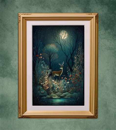 Enchanted Forest Art Fantasy Art Mythical Art Magical Art - Etsy