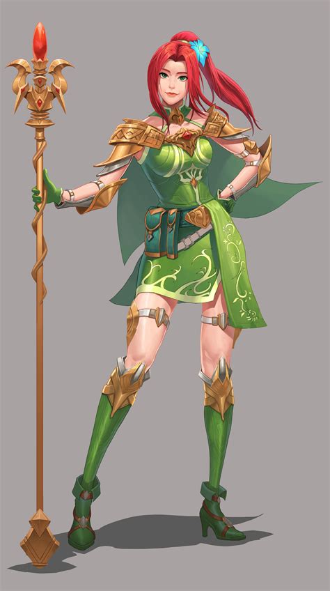 ArtStation - forest wizard character sheet