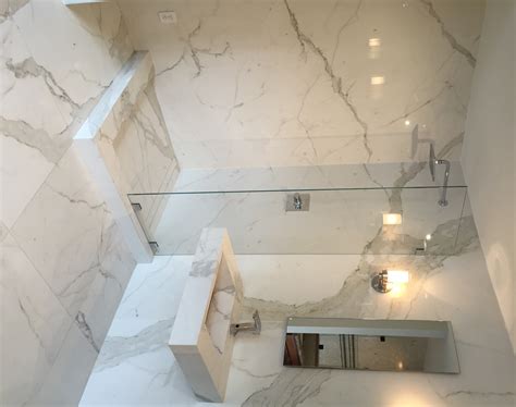 Slim Slab Porcelian Shower Walls | Verona Showers DC Metro