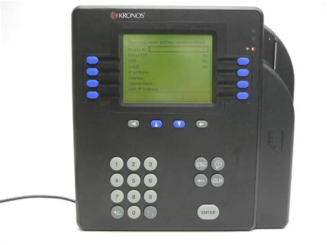 Kronos 4500 Proximity Time Clock Ethernet 8602004-003 for sale online | eBay