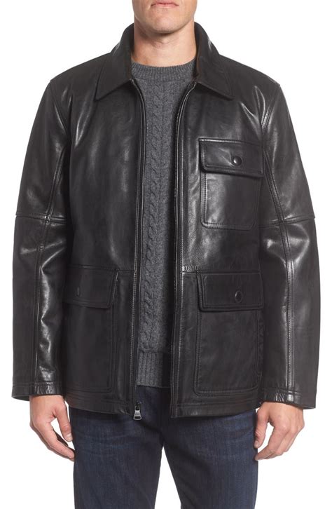 Marc New York Bakers Calfskin Leather Jacket | Nordstrom