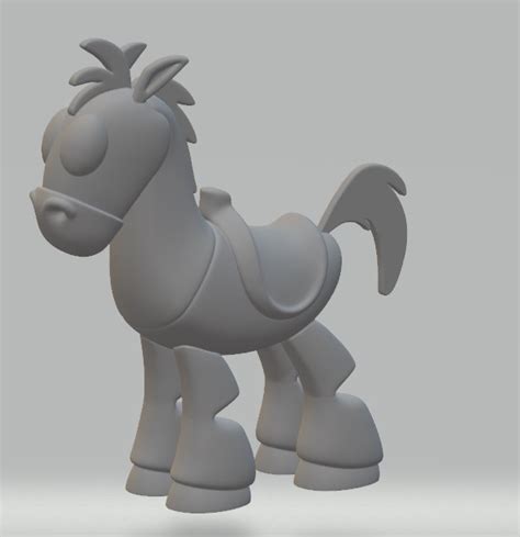 Archivo STL BullsEye Horse Toy Story・Diseño de impresión en 3D para ...