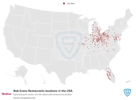 List of Bob Evans Restaurants locations in USA - ScrapeHero Data Store