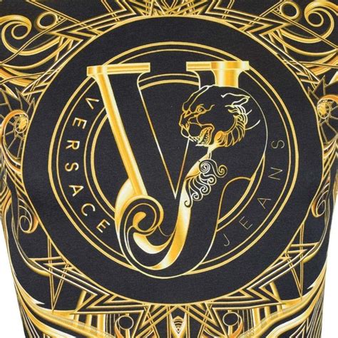 Black and Gold Versace Logo - LogoDix