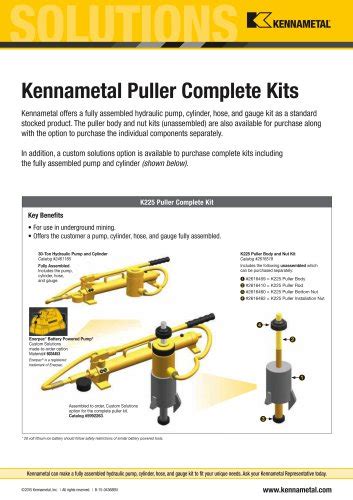 All Kennametal catalogs and technical brochures