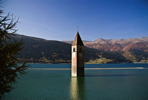 Lake Reschen, italy