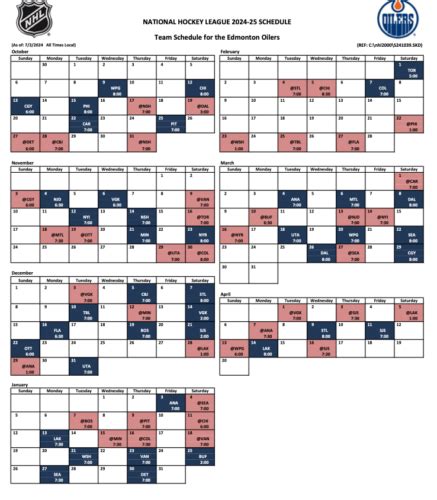 First look at the Edmonton Oilers' 2024-25 season schedule | Offside