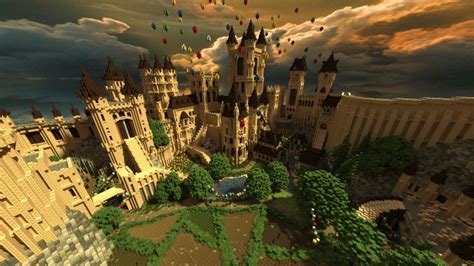 Castle themed PvP Map 1.20.2/1.20.1/1.20/1.19.2/1.19.1/1.19/1.18/1.17.1/Forge/Fabric projects ...