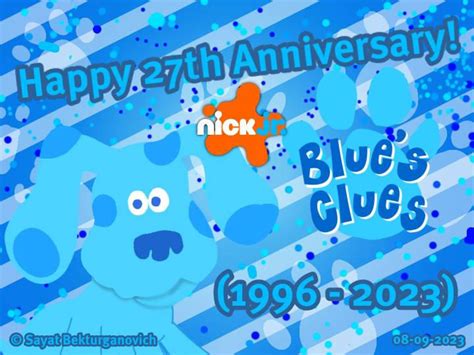 Happy 27th Anniversary to Blue's Clues (1996) by Sayat-Bekturganovich ...