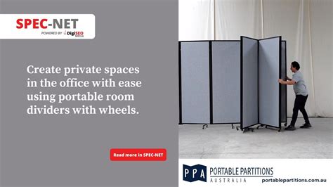 Portable Room Dividers With Wheels by Portable Partitions