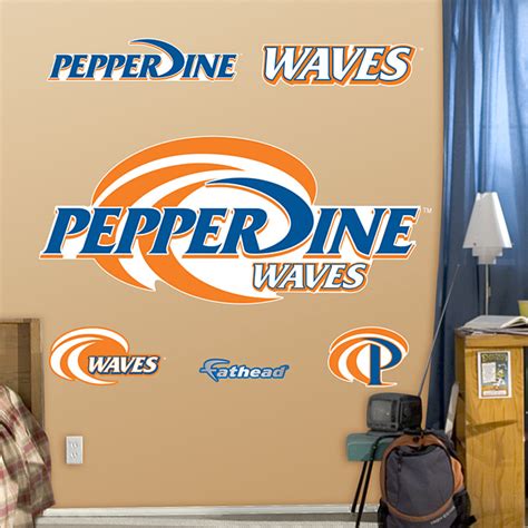 Pepperdine Waves Logo Wall Decal | Shop Fathead® for Pepperdine Waves Decor