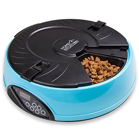 Home Intuition™ 6 Meal Automatic Pet Feeder with Programmable Timer for Cats, Dogs and House ...