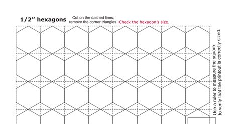 hexagon-templates.pdf | Hexagon quilt pattern, Hexagon quilt, English paper piecing