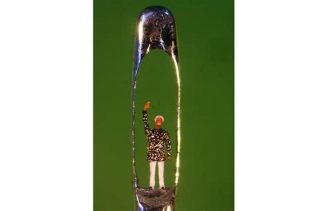 Artist Willard Wigan creates micro-sculptures that fit in the eye of a needle