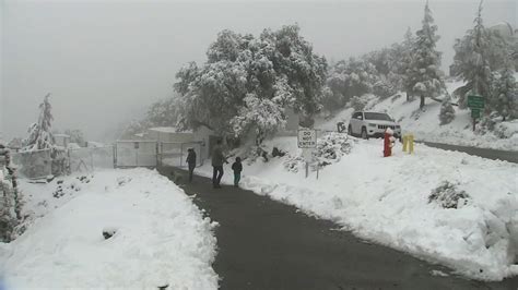 Mt. Hamilton could have foot of snow on its peaks by Wednesday, National Weather Service says ...