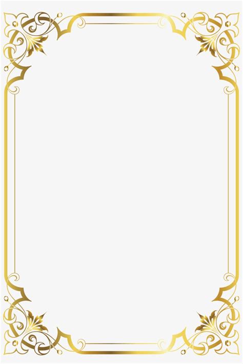 Certificate Border, Certificate Templates, Printable - Frame Border Design Png Transparent PNG ...