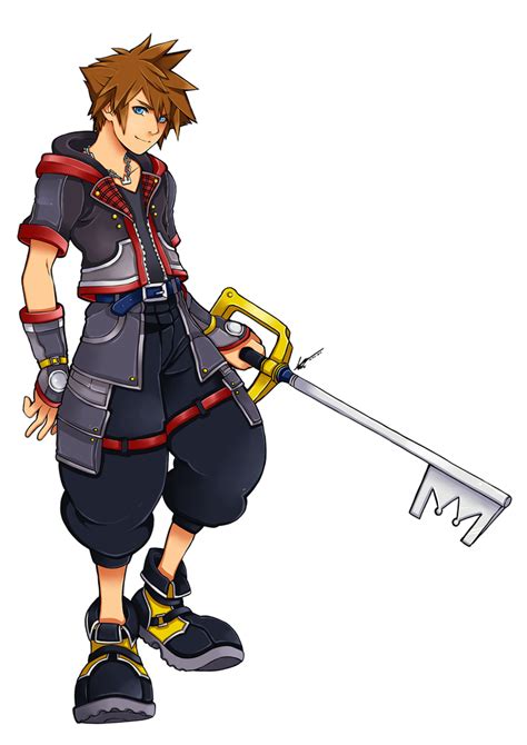 Sora Kingdom hearts 3 design by kimbolie12 on DeviantArt