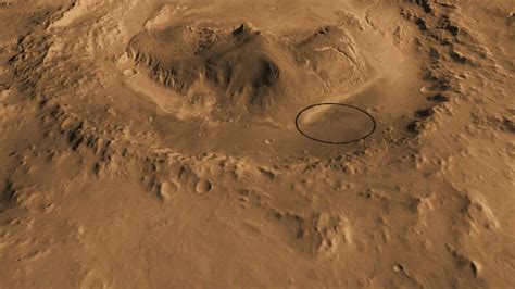 Oblique view of Gale Crater from the North – NASA Mars Exploration