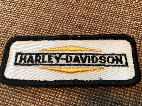 Vintage Harley Davidson Motorcycle Patch.. OLD STOCK | Etsy