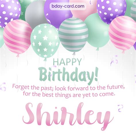 Birthday images for Shirley 💐 — Free happy bday pictures and photos | BDay-card.com