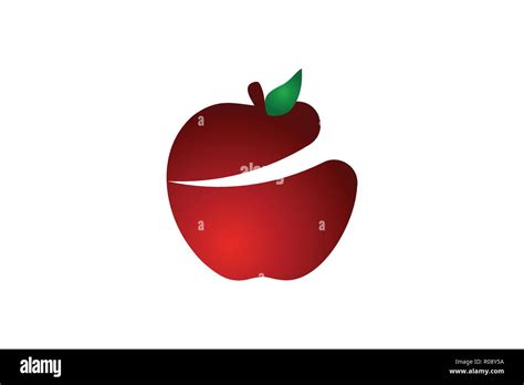 Red apple logo design inspiration Stock Vector Image & Art - Alamy