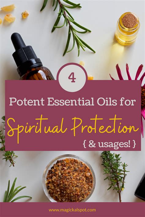 4 Potent Essential Oils for Spiritual Protection [& Usages] | Diy ...