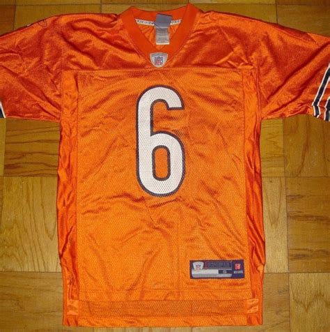 NFL Authentic Reebok Orange Jersey GSH Number 6 Jay CUTLER Size Small 46 #NFL #Jerseys This is ...