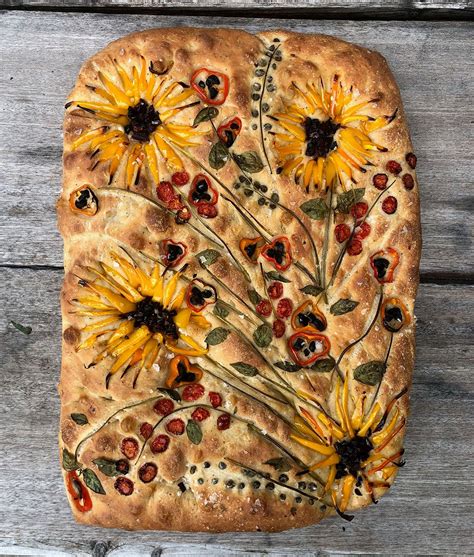 How To Make Focaccia Bread Art With Vegetables + Herbs – Sugar Geek Show