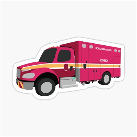 Ambulance Stickers | Redbubble