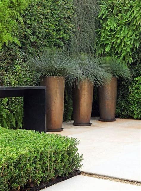 copper planters | Outdoor planter designs, Garden troughs, Garden ...