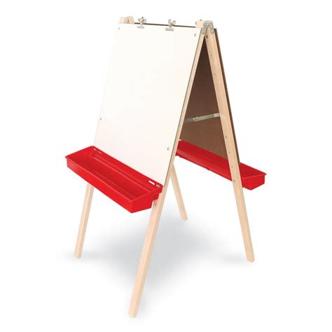 Adjustable Double Easel With Dry Erase Boards | Whitney Brothers