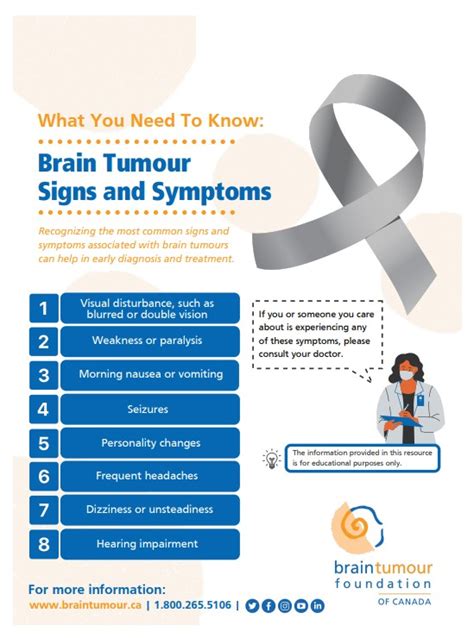 Signs & Symptoms - Brain Tumour Foundation of Canada