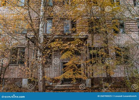 Old Abandoned Multi-storey Building at the Chernobyl Ghost Town Stock ...