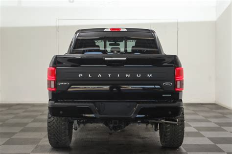 2019 Ford F-150 Platinum Custom Lifted 4x4 Truck Black Fuel Hardline Wheels