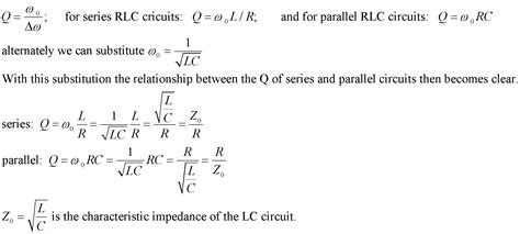 Parallel Lc Circuit Impedance Formula - Circuit Diagram