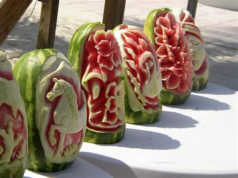 Carving Fruit, Summer Recipes, Watermelon Baskets