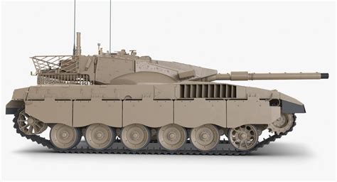 Tanque de batalla Merkava Mark 2 Modelo 3D $99 - .obj .max - Free3D