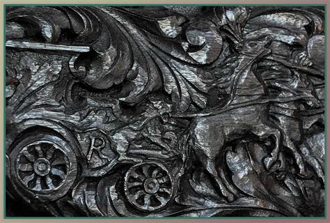 Nature-Themed Art Carved Cabinet - Wooden Nickel Antiques