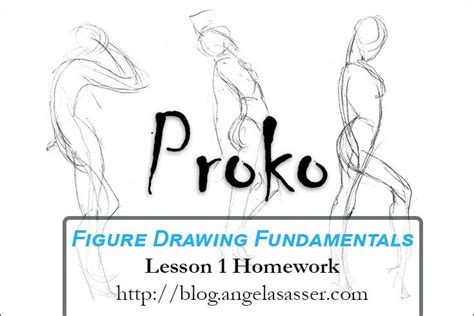 Proko's Figure Drawing Fundamentals - Lesson 1 Homework. Observations on gesture drawing with ...