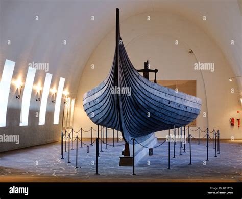 Viking ship in Viking ship museum, Oslo, Norway Stock Photo - Alamy