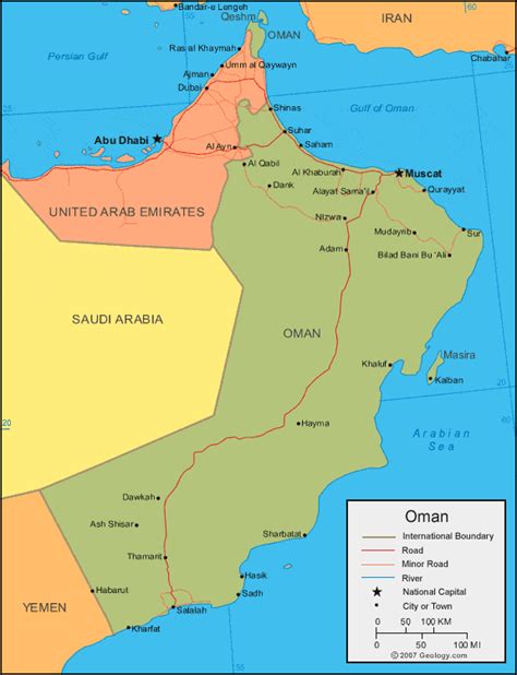 Gulf Of Oman On Map – The World Map