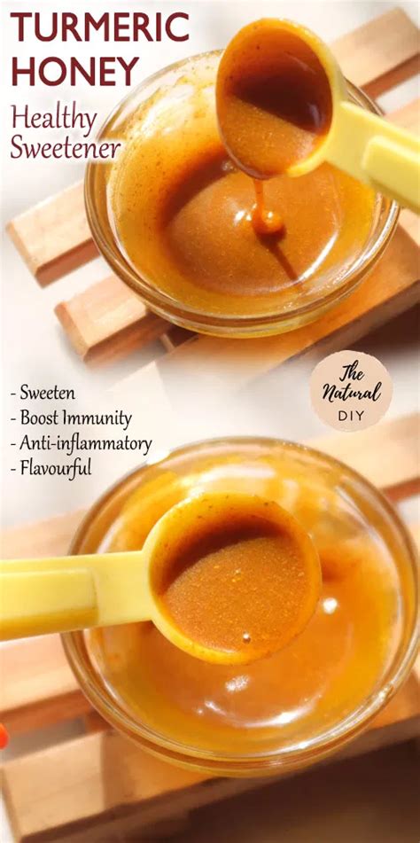 TURMERIC HONEY: A Healthy Sweetener - The Natural DIY | Healthy sweeteners, Turmeric honey, Turmeric