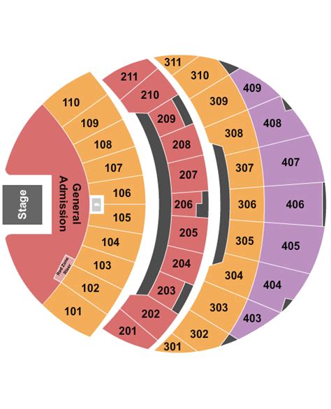 U2 Seating Chart at The Sphere At the Venetian Las Vegas