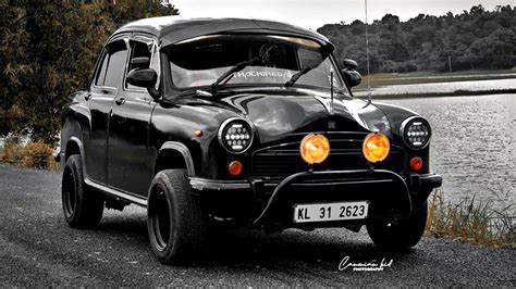 Modified black Ambassador from Kerala - ModifiedX | Car wallpapers, Modified cars, Old vintage cars