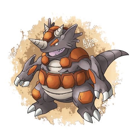 Alternate Rhyperior design by NitroxDraws on DeviantArt