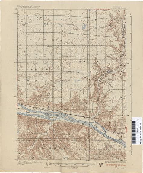 South Dakota Historical Topographic Maps - Perry-Castañeda Map ...