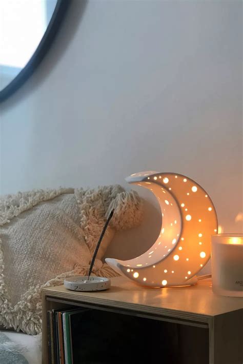 Sculpted Moon Table Lamp | Aesthetic rooms, Aesthetic room decor ...